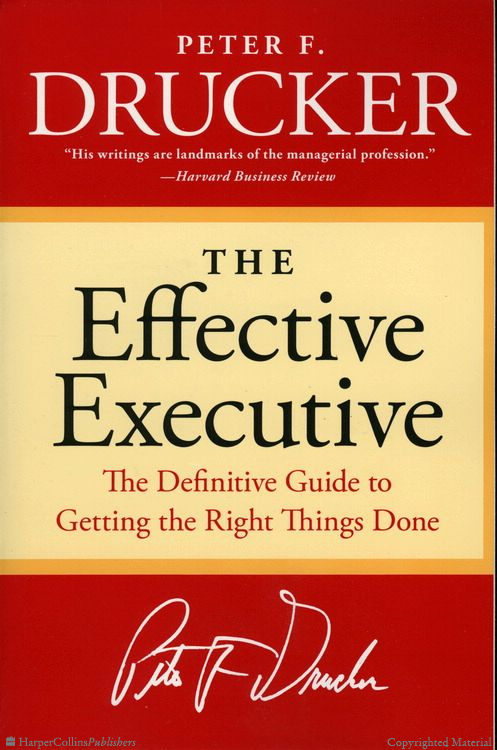 The Effective Executive